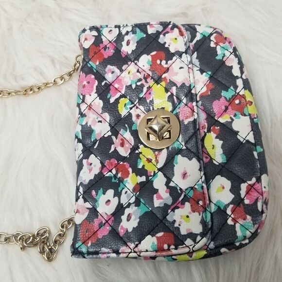 Floral crossbody bag with chain strap - Picture 5 of 13